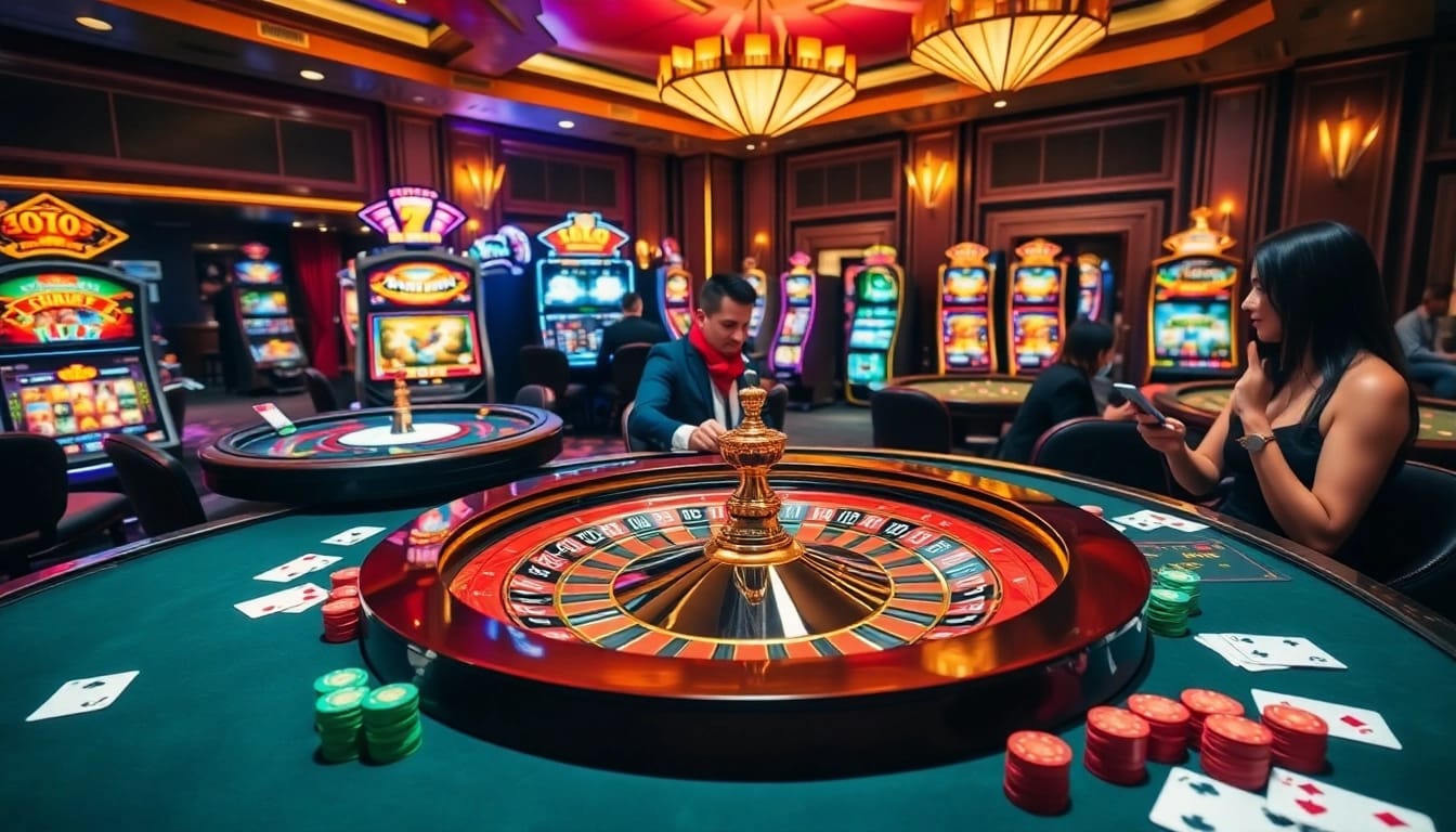 Experience the excitement of betting on 600bet with casino tables and winning players in a vibrant scene.