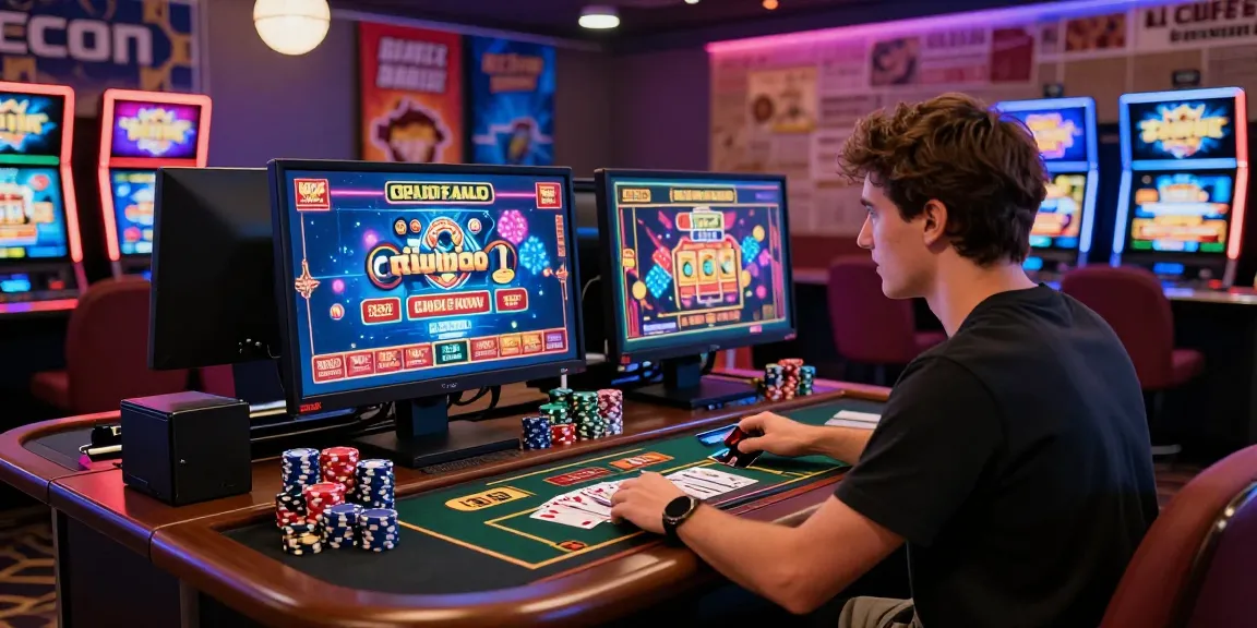 Exciting credit card casino gaming scene with vibrant visuals and player engagement.