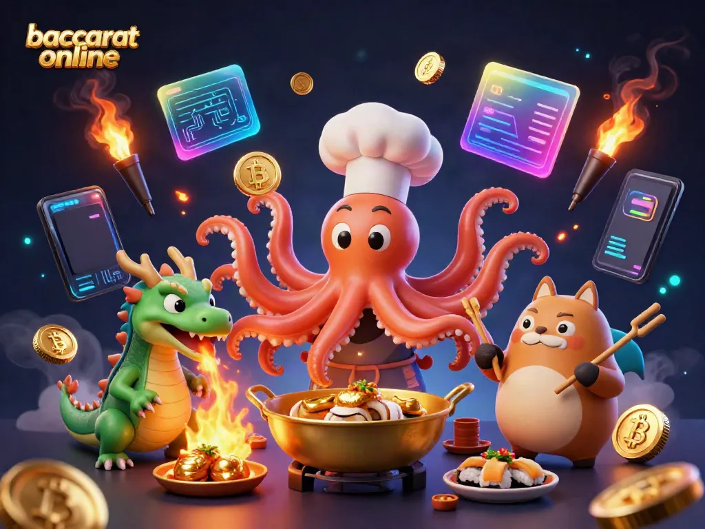 Engage in baccarat online with vibrant characters and dynamic gaming elements.