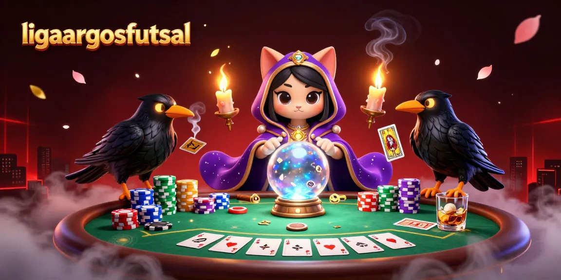 Experience thrilling gameplay at ligaargosfutsal with vibrant poker scenes and mystical elements.