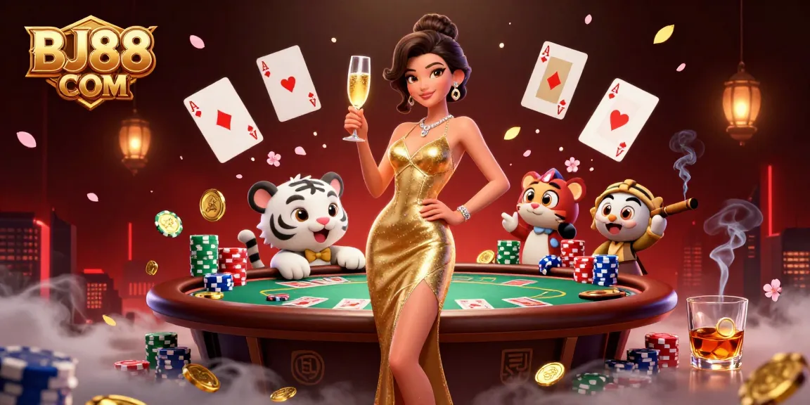 Win big at BJ88 COM with our thrilling casino experience surrounded by glittering chips and engaging games.
