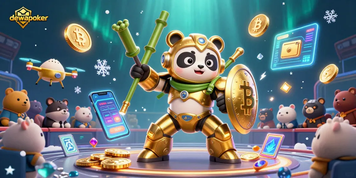 Join the thrill of dewapoker with captivating 3D casino action featuring vibrant characters and gameplay elements.