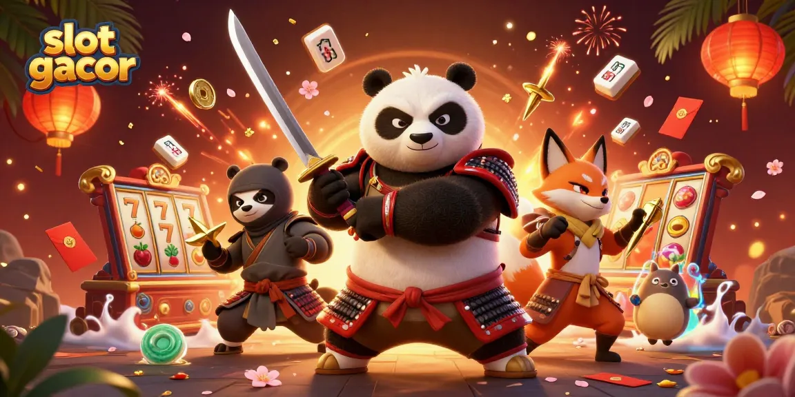 Slot gacor menawarkan kesempatan jackpot besar dengan karakter samurai dan rubah yang dinamis.