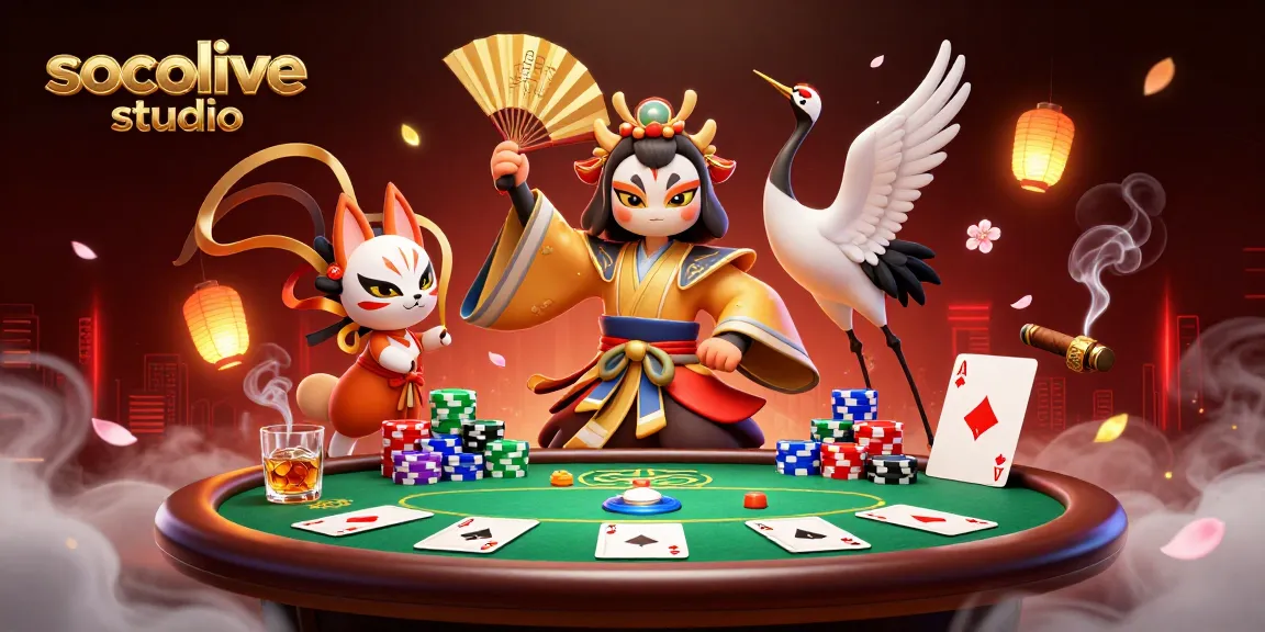 Engage with Socolive Studio's exciting live poker events, featuring skilled players and vibrant casino elements.