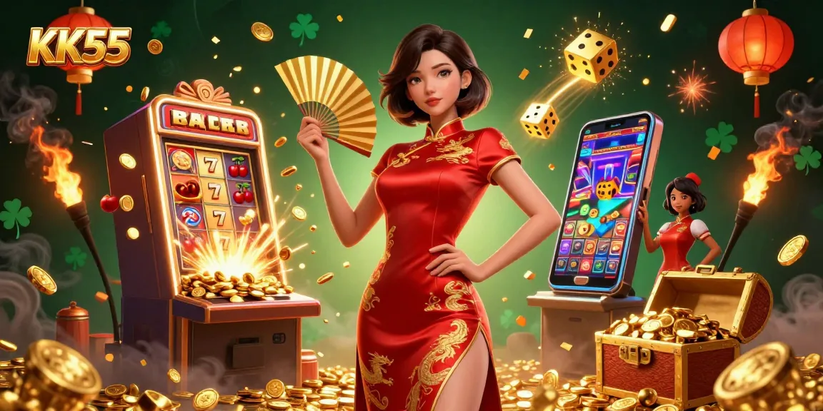 Engage in vibrant gaming at KK55 with dynamic slots and radiant jackpot excitement.