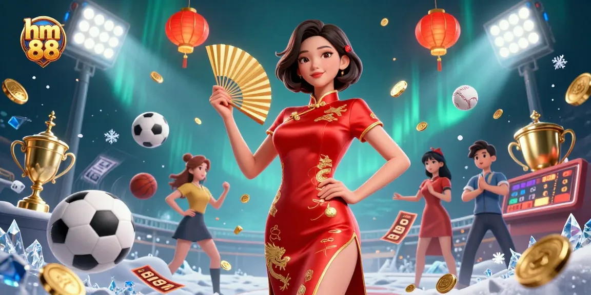 Experience winning at hm 88 with vibrant casino elements, radiant characters, and dynamic action.