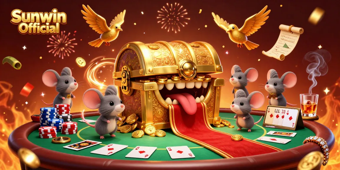 Experience the thrill of riches at Sunwin Official with a vibrant casino scene filled with excitement and energy.