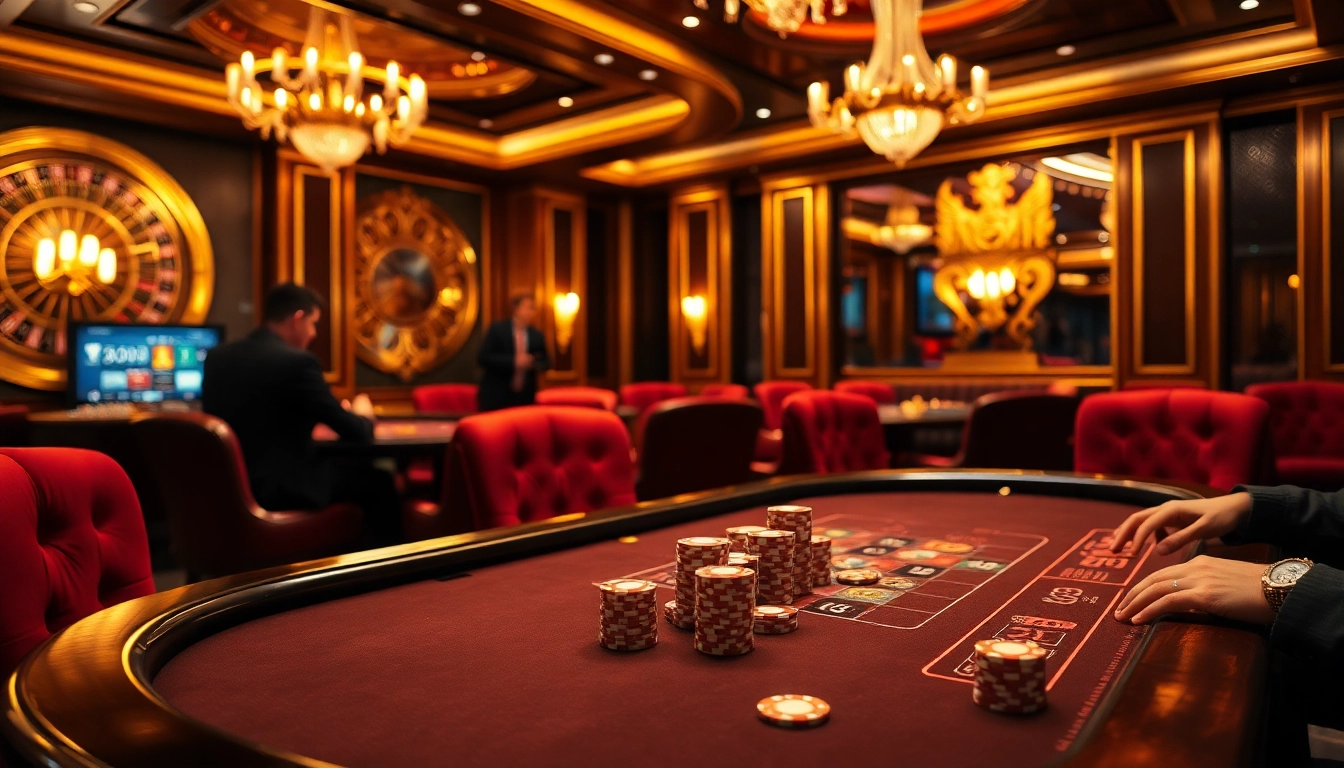 Experience the thrill of gambling at go 88. com with vibrant casino tables and poker chips.
