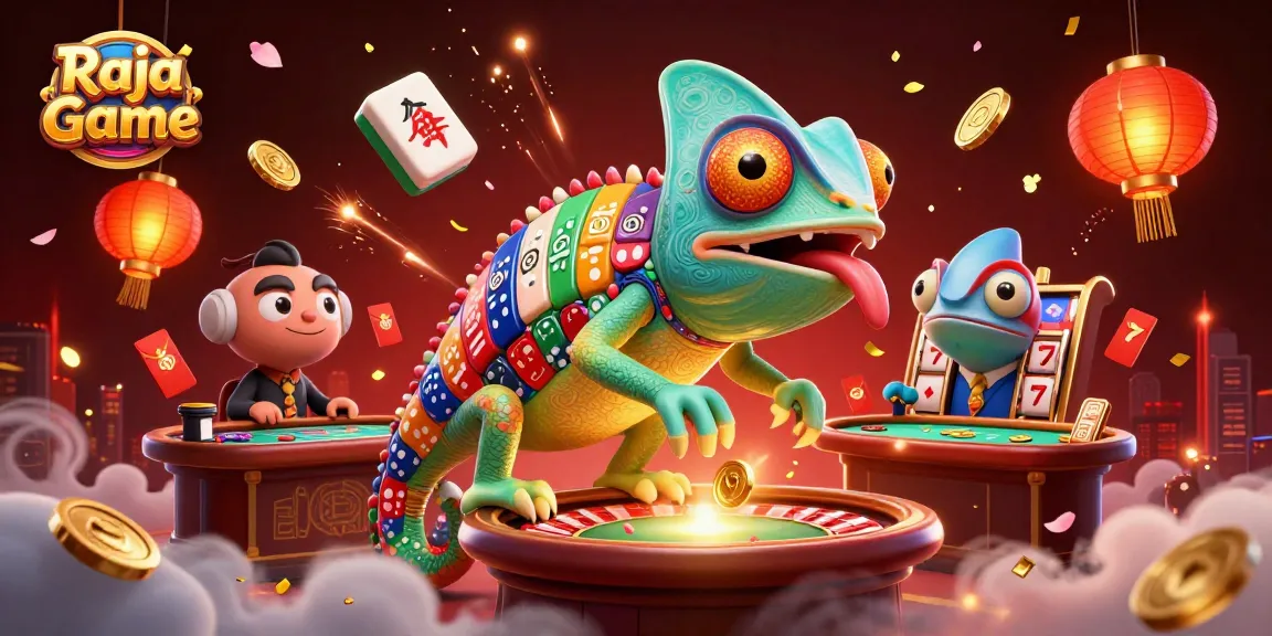 Experience thrilling gameplay in Raja Game with exciting 3D casino visuals and vibrant elements.