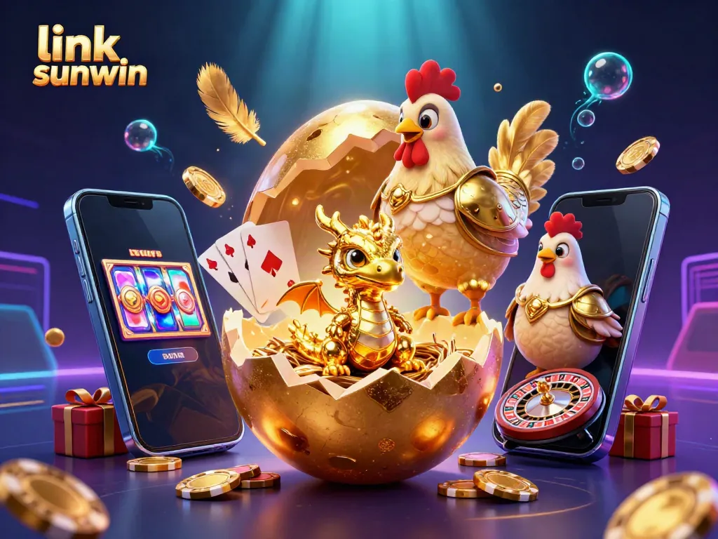 Engage with the thrilling link sunwin casino experience, showcasing rich 3D elements and vibrant colors for gamers.