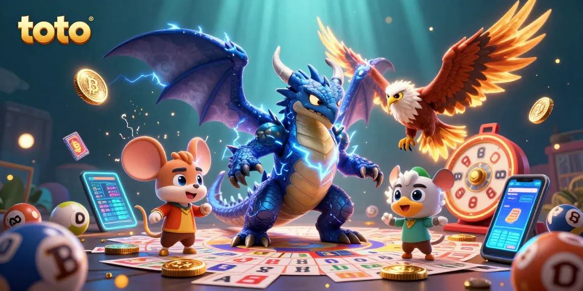 Play engaging toto lottery games with vibrant elements and a dynamic atmosphere.