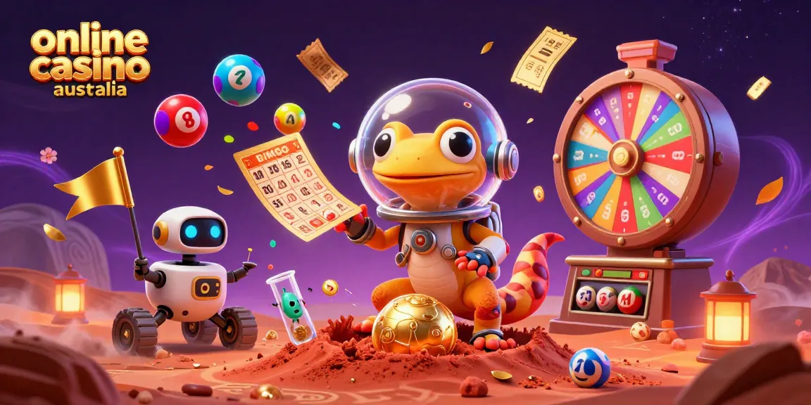 Experience wins at the online casino Australia with 3D characters and vibrant gaming elements.