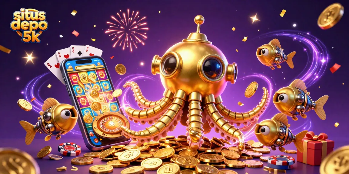Experience slots with the situs depo 5k's dynamic gaming scene filled with excitement and winnings.