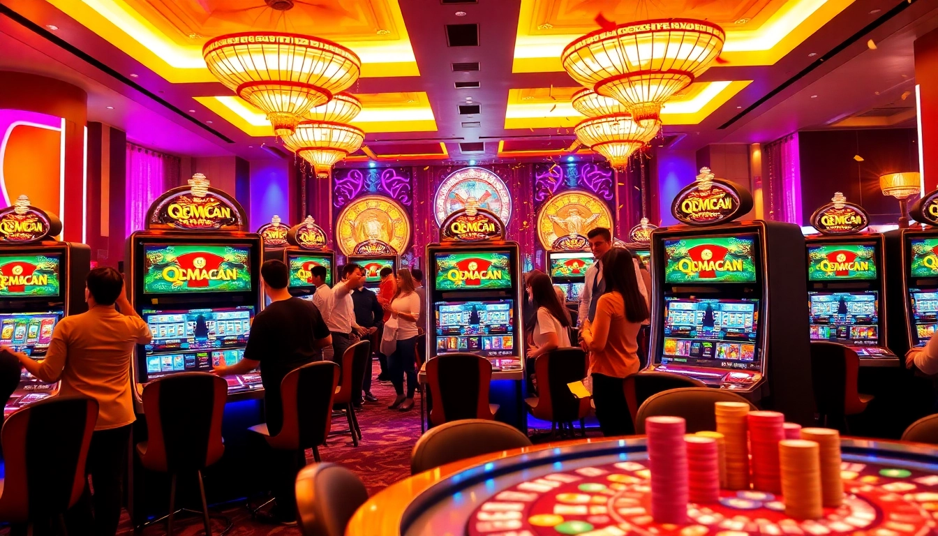 Experience the excitement of QQMacan slot machines with vibrant gameplay and luxurious casino ambiance.