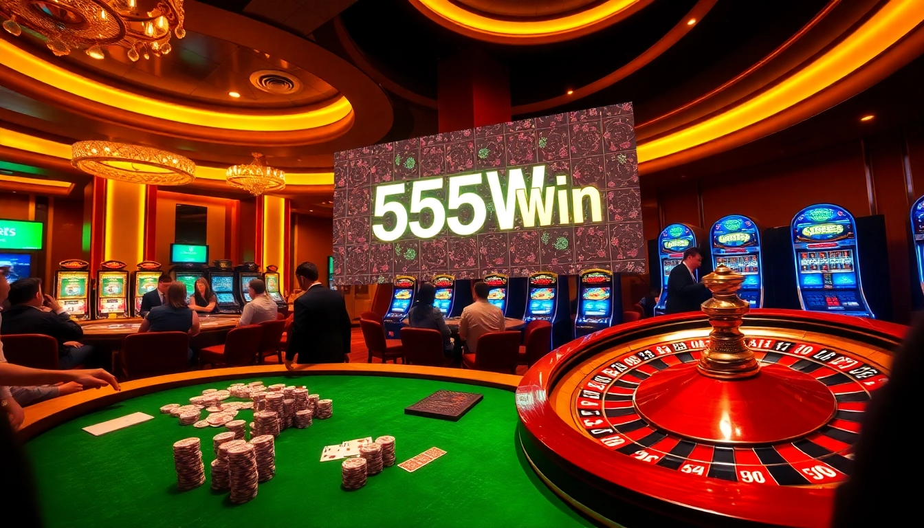 Experience the thrill of 555 win with vibrant casino games and exciting betting actions.