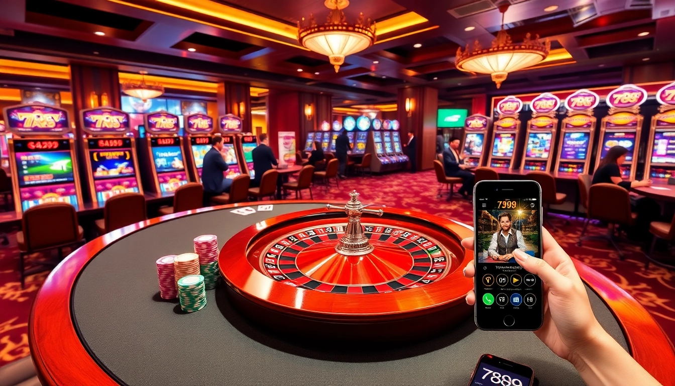 Disfruta de una experiencia de juego emocionante en 789g con visuales de casino vibrantes que incluyen acción de ruleta y póker.