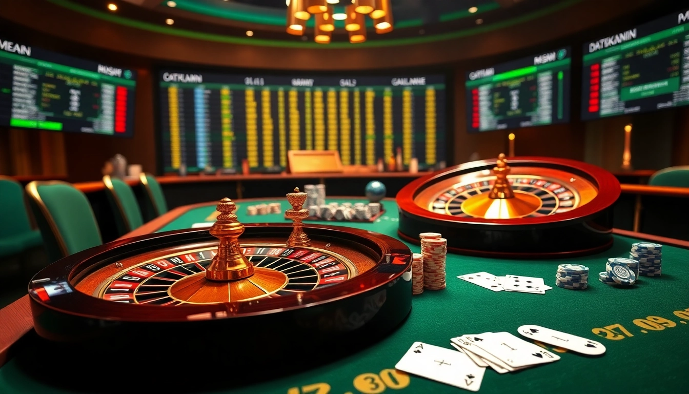 Rasakan sensasi kemenangan dengan Datukwin di meja kasino online yang penuh warna, dilengkapi chip poker dan kartu.