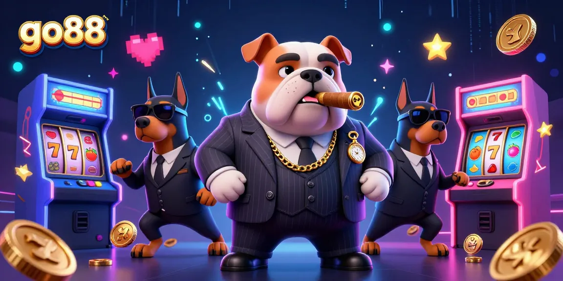 Engage in exciting gameplay at go88 featuring a mafia boss bulldog and gaming elements