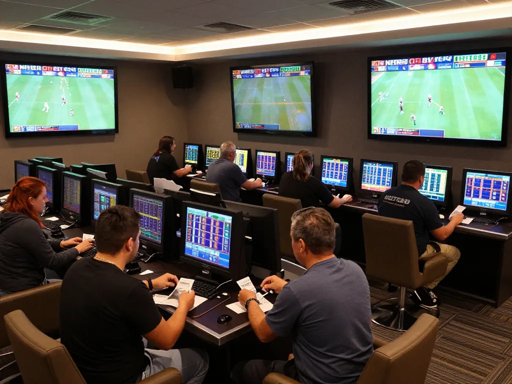 Experience the excitement of sports betting at NET88 with dynamic action and modern lounge atmosphere.