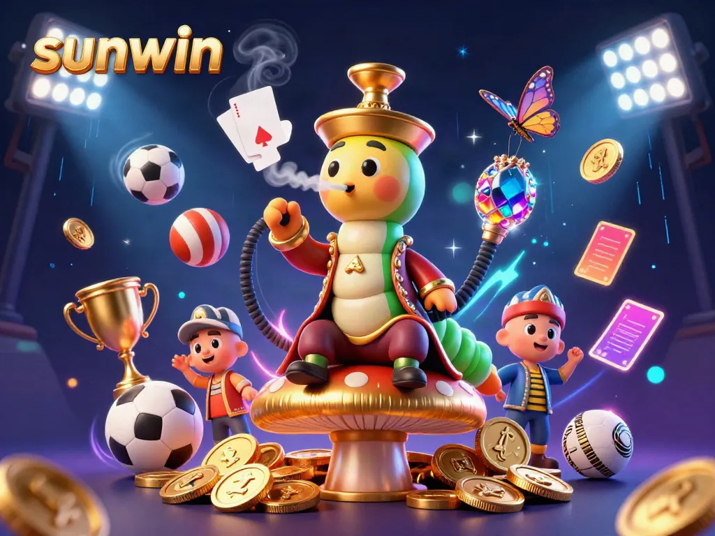 Experience the thrill of sunwin with vibrant 3D characters and dynamic game elements, perfect for casino lovers.
