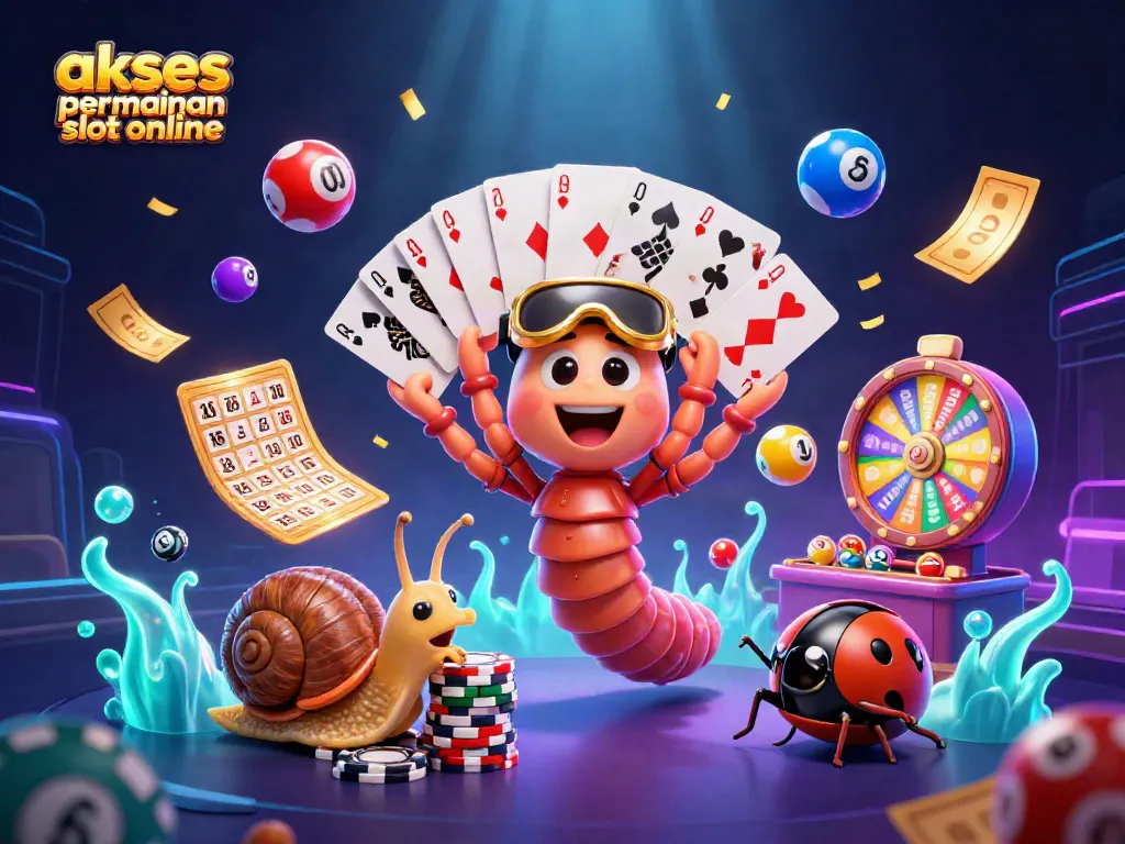 Menyaksikan aksi menarik di akses permainan slot online dengan dealer ceria dan suasana kasino yang memukau.