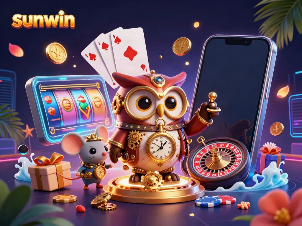 Spin the reels and win big at sunwin with vibrant casinoscape and engaging game elements.
