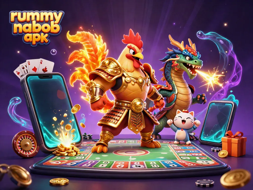 Rummy nabob apk adalah game menarik yang menghadirkan pengalaman bermain rummy dengan karakter unik dan elemen kasino.