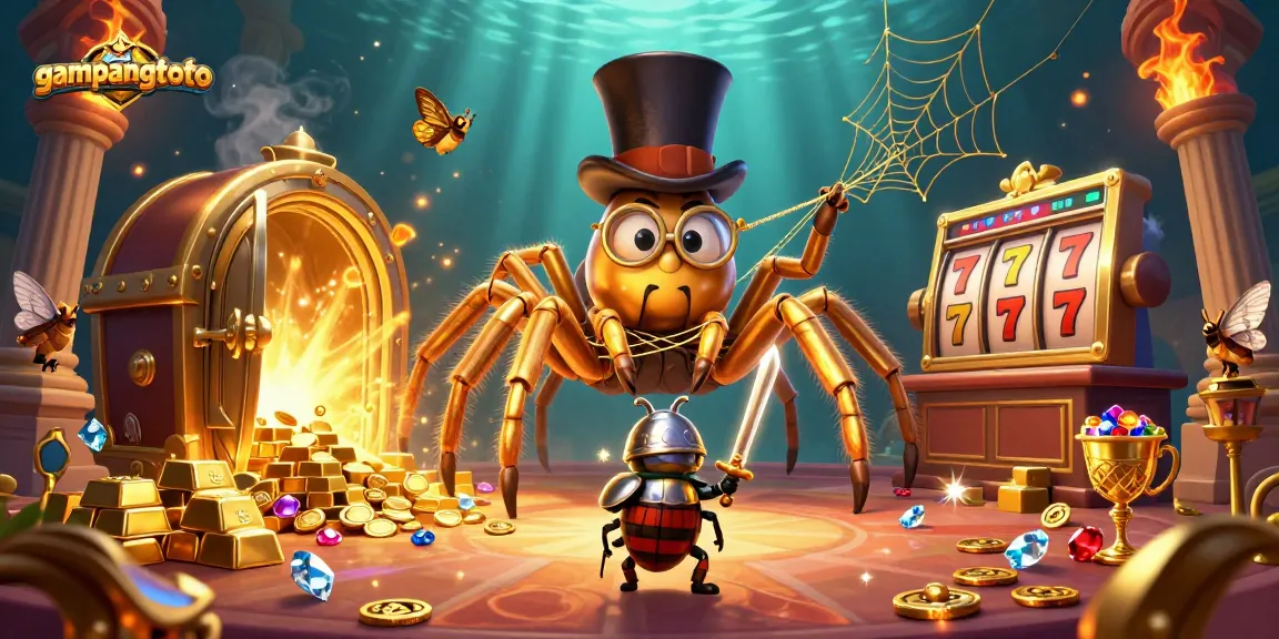 Engage with gampangtoto's exciting slot games portrayed through playful characters and sparkling treasures.