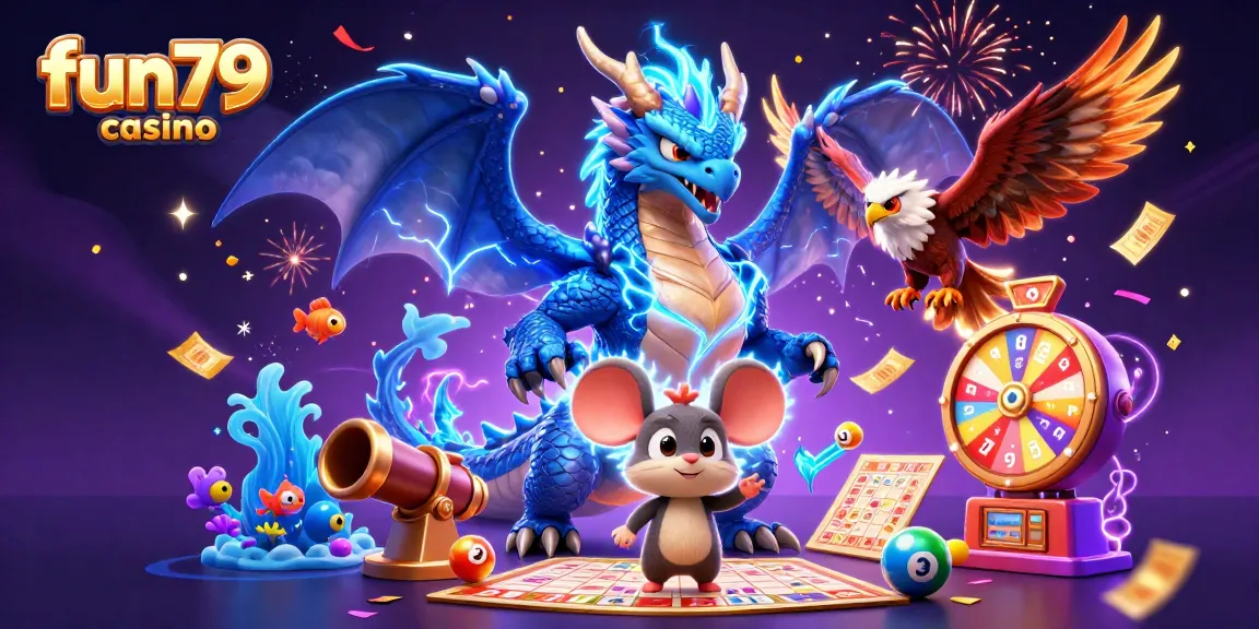 Experience thrilling fun79 casino gameplay with dynamic fish shooting action and vibrant, colorful elements.