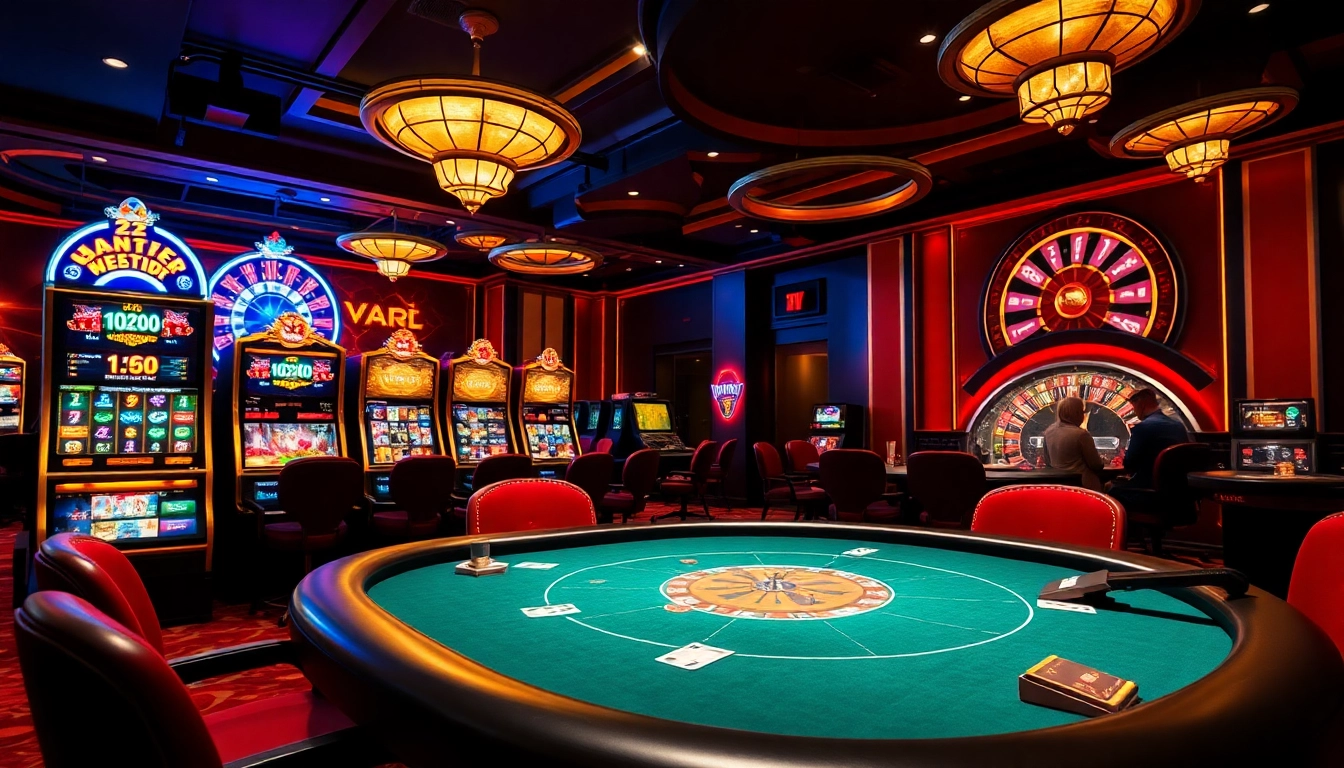 Vive emociones intensas de juego con vvvbet en una mesa de casino vibrante.