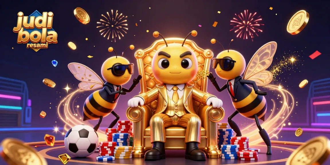 Engage in thrilling judi bola resmi action with a dynamic sports betting scene featuring exciting betting elements.