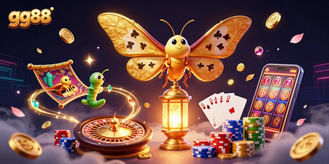 Engage with gg88 for thrilling casino adventures featuring golden wings, luxury elements, and vibrant gameplay.
