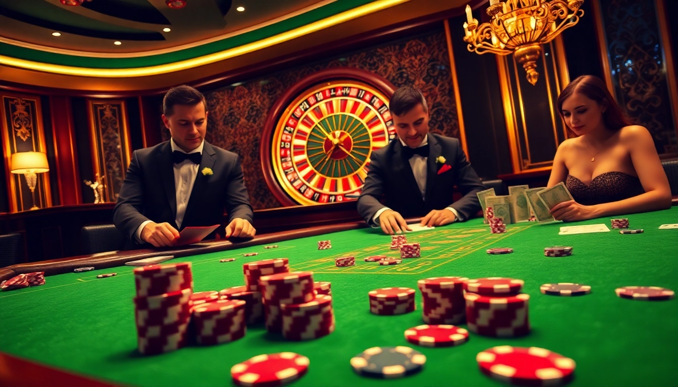 Intense poker game at https://xx88.now/ with players engaged and vibrant chips scattered.