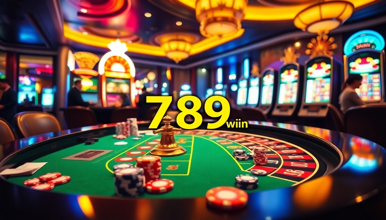 Excited players reveling in the thrill of winning at 789 win casino games, capturing the essence of high-stakes betting.