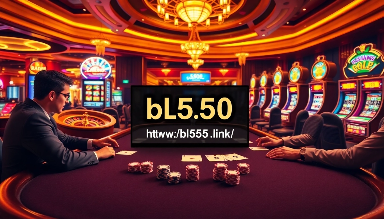 Experience thrilling gameplay at https://bl555.link/ with poker tables, roulette wheels, and vibrant slot machines.