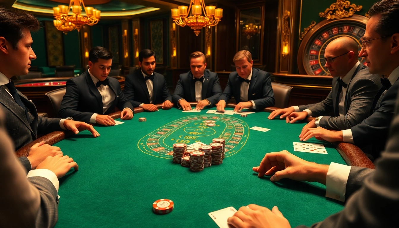 Experience the thrill of playing poker at a luxurious 79king casino table with vibrant chips and cards