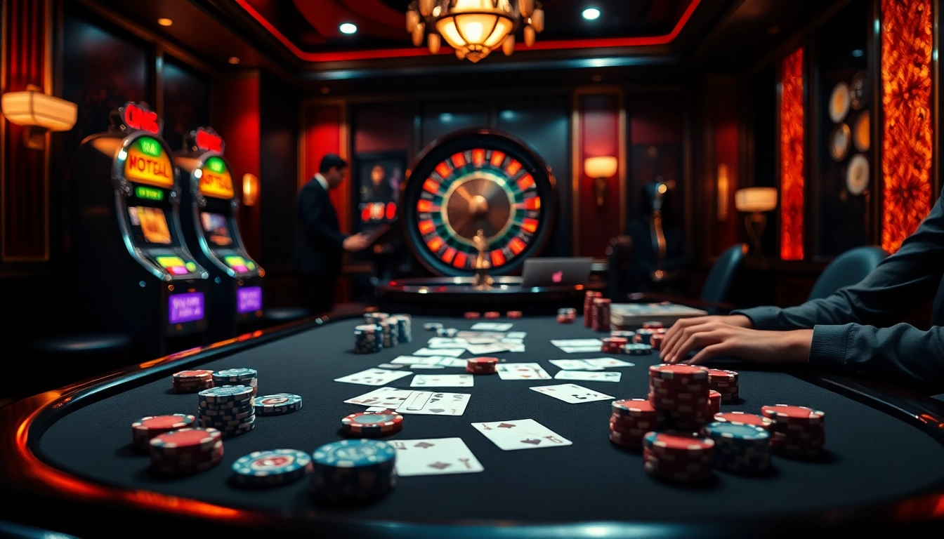 Engaged players strategize at a luxurious poker table inspired by hidden wiki dark web themes.
