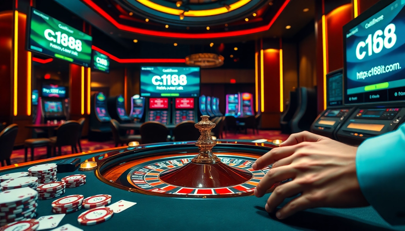Experience thrilling gameplay at https://c168.it.com with elite tables, poker chips, and a vibrant casino atmosphere.