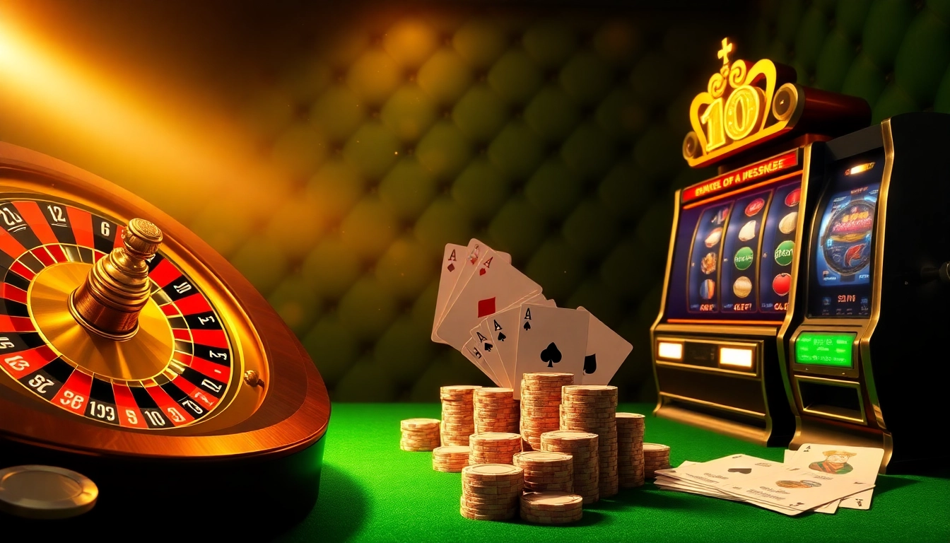 Experience the excitement of winning at 13win with vibrant casino visuals, featuring roulette and poker.