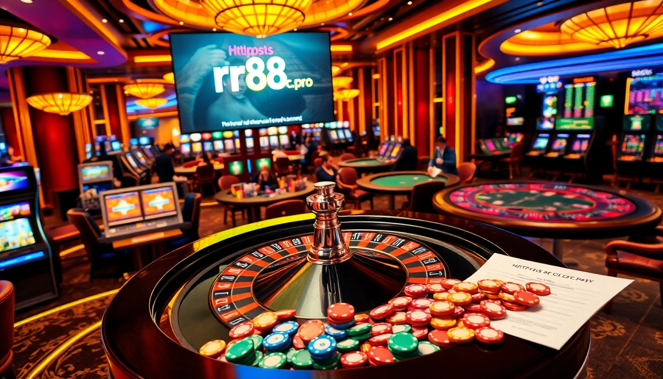 Experience high-stakes gaming excitement at https://rr88c.pro/, featuring roulette and vibrant slot machines.