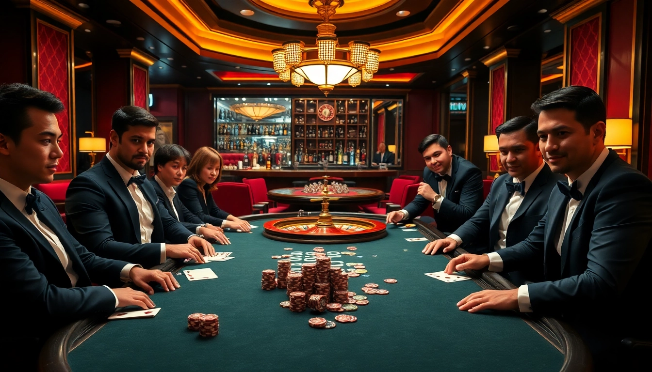 Betting excitement at the glamorous casino poker table while enjoying the luxury of https://hanoiculturetravel.com/ experience.