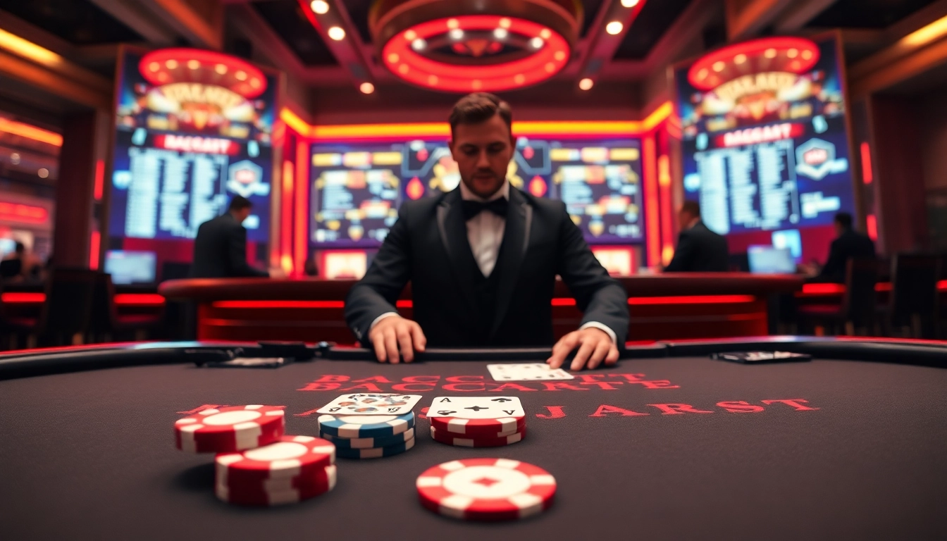 에볼루션 바카라 게임에서 실시간 딜러와 상호작용하는 장면을 보여줍니다.