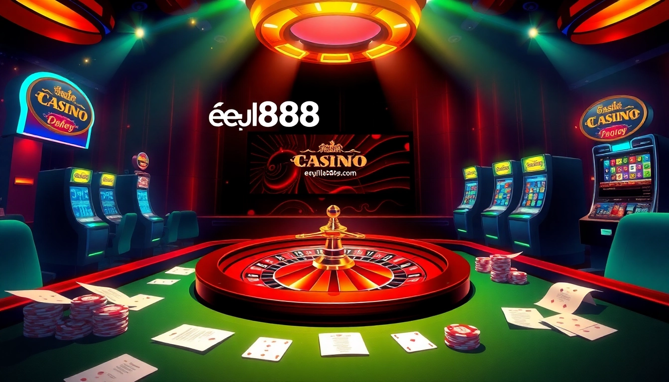 Experience the thrill of gaming at eejl88888 com with vibrant roulette and poker action.
